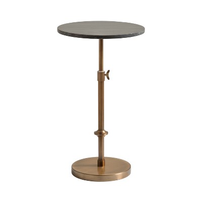Kate and Laurel Engles Adjustable Marble Table and Plant Stand