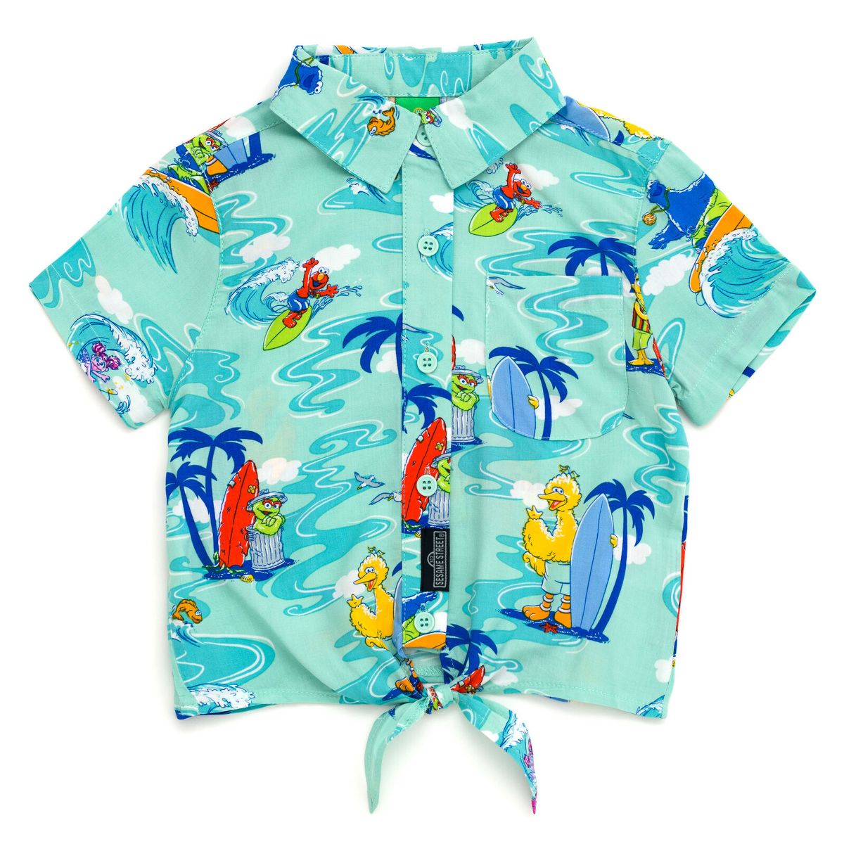 Sesame Street Matching Family Hawaiian Button Down Dress Shirt Toddler - thumbnail 9
