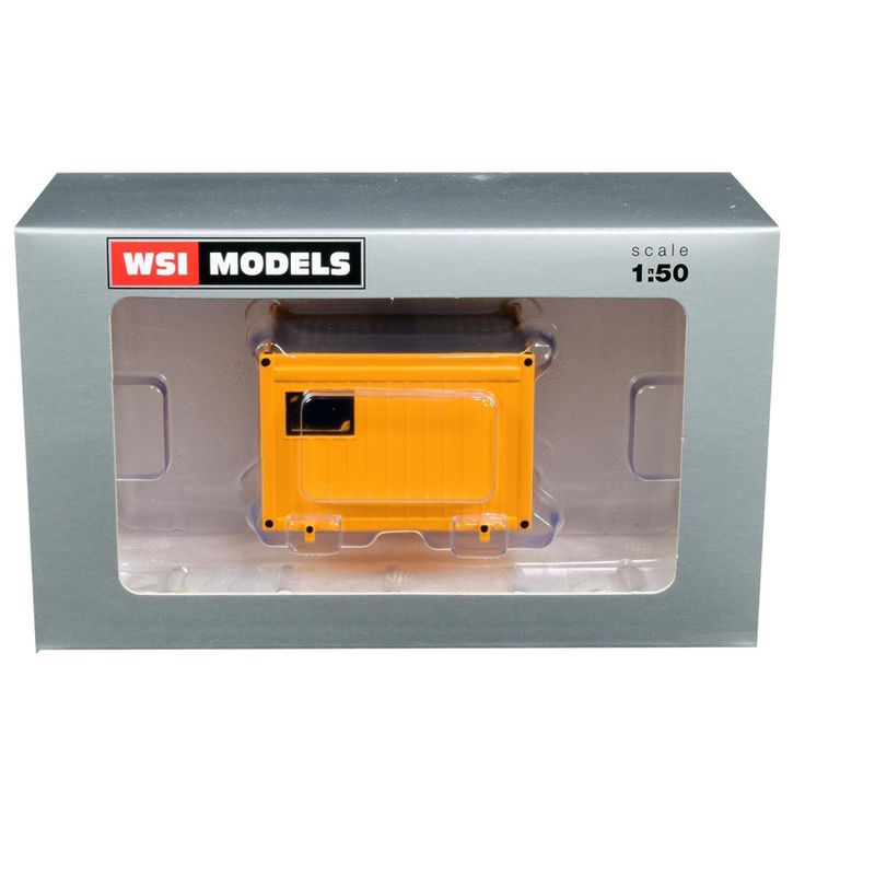 Ballast Trailer 10Ft Container Yellow "WSI Premium Line" 1/50 Diecast Model by WSI Models, 3 of 4