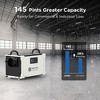 Moiswell 145 Pint Commercial Dehumidifier Energy Star Certified for Basements & Crawl Space - 2 of 4