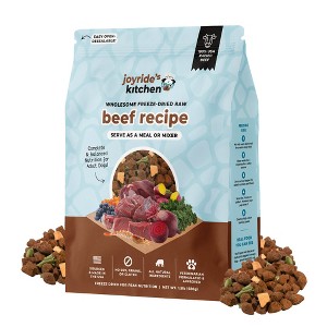 Joyride's Kitchen Wholesome All Natural Beef Freeze-Dried Raw Dog Food - Joyride Harness - 1 of 4