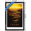 Trends International NASA - Titan Travel Poster Framed Wall Poster Prints - 3 of 4