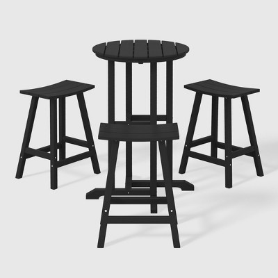 WestinTrends Malibu All Weather Hdpe Outdoor Patio Counter Height Bistro Set (4-Piece)