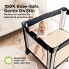 KeaBabies 2-Pack Isla Mini Crib Sheets, Pack and Play Sheets Fitted, Pack N Play Sheets, Fitted Crib Sheet - 4 of 4