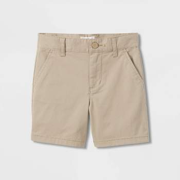 Toddler Boys' Stretch Flat Front Uniform Chino Shorts - Cat & Jack™