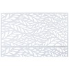 CAVINAS Patio Fence Privacy Screen Modern Metal Fence Panels with Leaf Pattern for Outdoor Decor, 76" H×48" W - 3 of 4