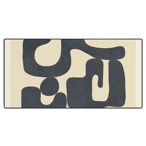 Nadja Modern Abstract Shapes 1 Desk Mat - Deny Designs - 1 of 3