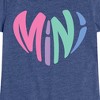 Girls' - Instant Message - Mini Heart Fitted Short Sleeve Graphic T-Shirt - 2 of 4