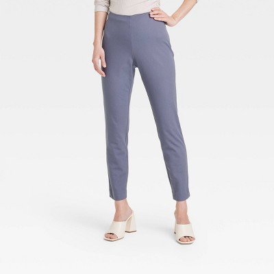 Women's High-Rise Slim Fit Ankle Pants - A New Day