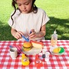 Joyfy 27 Pcs Kids Kitchen Toy Playset, BBQ Grill Pretend Play Food Sets, Gift for Toddlers 2 3 4 Years Old Girls Boys - 4 of 4