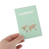 Unique Bargains Map Plain Weave Passport Holder 1 Pc - 3 of 4