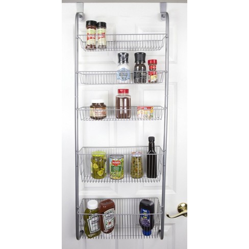 Household Essentials 12 2-tier Pantry Organizer Nickel : Target