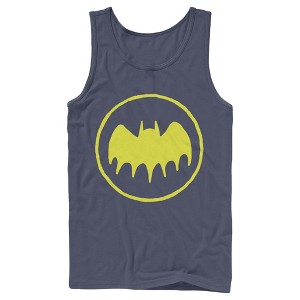 Men's Batman Logo Cute Cartoon Tank Top - 1 of 3