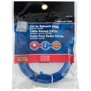 Monster JHIU 140274-00 Network Cable, 7', Blue - 1 of 1