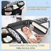 MYKKO 5 in 1 Pack and Play, Baby Bassinet Bedside Sleeper with Diaper Changer, Storage Bag & Music Box, Portable Baby Crib - 4 of 4