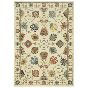 Oriental Weavers Francesca FR01G Ivory/ Multi Indoor Area Rug - 6'7" x 9'6" - 1 of 4