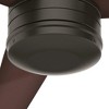Hunter 52" Cabo Ceiling Fan New Bronze Finish - 3 Blades, Damp Rated for Indoor/Outdoor Use, Wall Control Included - 2 of 4