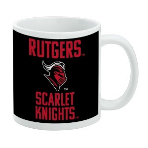 Rutgers University Scarlet Knights Ceramic Coffee Mug Novelty Gift Mugs for Coffee Tea and Hot Drinks 11oz White - 1 of 4