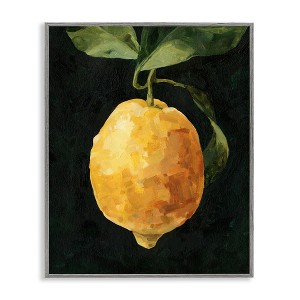 Stupell Industries Abstract Lemon on Vine Framed Giclee Art - 1 of 4