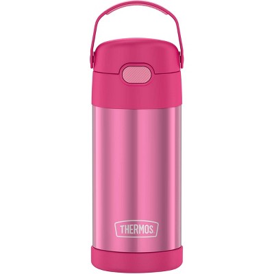 Thermos 16 Oz. Kid's Funtainer Plastic Water Bottle W/ Spout Lid -  Raspberry : Target