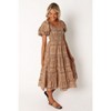 Petal and Pup Womens Soliel Puff Sleeve Midi Dress - 2 of 4