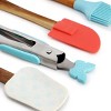 Gibson Home General Store 7 Piece Acacia Wood and Silicone Mini Kitchen Tool Set in Multi - 2 of 4