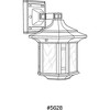 Progress Lighting, Arts And Crafts, 1-Light Wall Lantern, Weathered Bronze, Honey Art Glass - 2 of 2