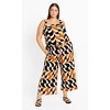 Women's Plus Size Mystic Print Pant - black | CITY CHIC - image 3 of 4