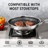Karl Home Non-Stick Cookware Set Stainless Steel Pots and Pans Set with Lids - 4 of 4