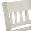 Inspire Q Wolcott Barstool Antique White Finish/Gray Linen - 2 of 4