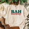 Simply Sage Market Women's Graphic Sweatshirt Bah Humbug Red And Green - 2 of 2