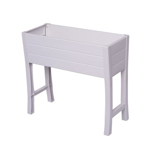NuVue 32 in. H X 36 in. W X 11 in. D X 15 in. D Vinyl Elevated Garden Box White - 1 of 1