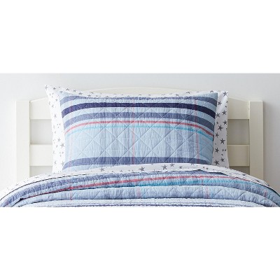 Saturday Park Plaid Sham - 20x26 Blue