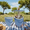 Maggift Ice Buckets, Design Fashion Insulated Ice Bucket with a Sealed Cover, Cooler Fast, for Outoor, Beach Use, Blue, 14.69"*14.25"*14.69" - 4 of 4