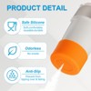 Unique Bargains Silicone Anti-Slip Protective Reusable Water Bottle Boot 2 Pcs - 3 of 4