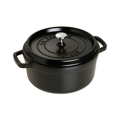 STAUB Cast Iron 4-qt Round Cocotte