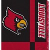 NCAA Louisville Cardinals Reverse Block Double Sided Ultra Cozy Blanket - 2 of 2
