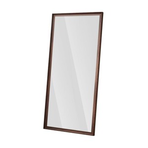 GlasFlength Full Length Mirrors Rectangle Mirror Vanity Mirror Accent Mirror Metal Frame Mirror for Living Room, Brown, 31.5"*1.38"*70.86" - 1 of 4