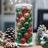 35pc Uniquely Patterned Christmas Bauble Set, Ornaments with Red, Green, and Gold| OrnamentallyYou - image 2 of 4