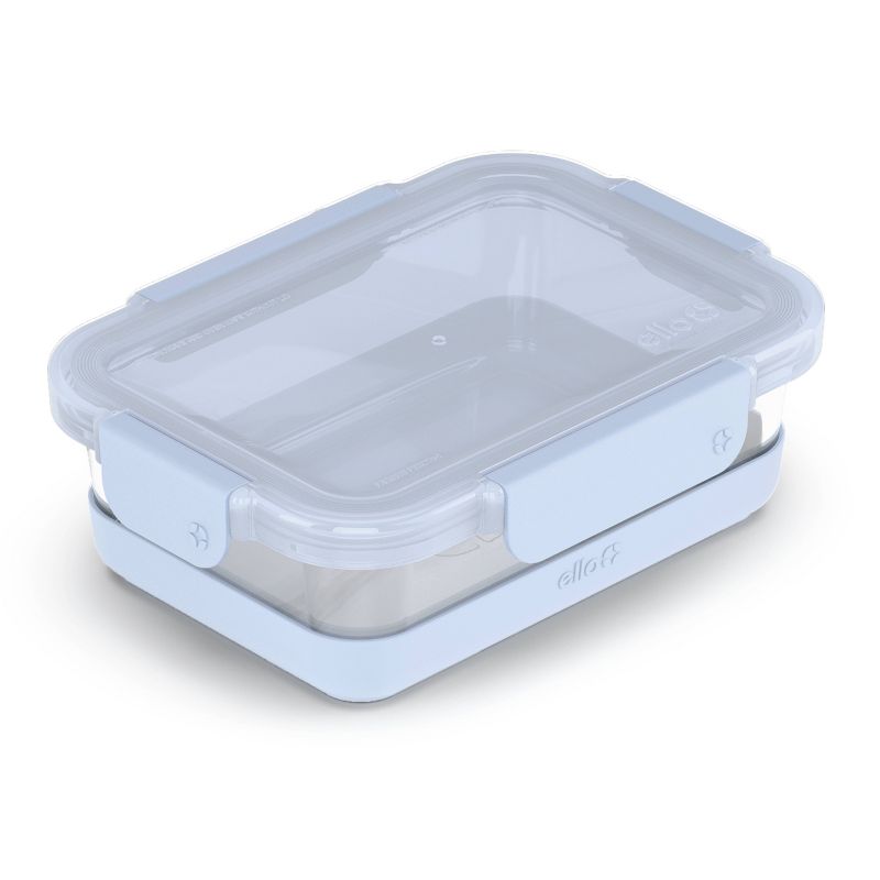 Ello 10pc Glass Meal Prep Food Storage Container Set Blue, 4 of 8