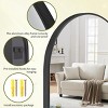 Beautyolove 30"L x 20"W Arched Bathroom Mirror Wall Mounted Mirror - 4 of 4