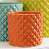 Sullivans Set of 3 Small Ceramic Planters 7.25"H  5.75"H  & 4.75"H - 2 of 4