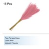 Unique Bargains Wedding Decoration Fake Artificial Pampas Grass 15 Pcs - 3 of 4