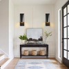 CityFurn 1-Light Modern Wall Sconce with Rectangle Metal Shade - 3 of 4
