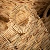 Sullivans 16.25", 15.75", 15.25" & 13.75" Seagrass Handled Basket Set of 4, Natural - 2 of 4