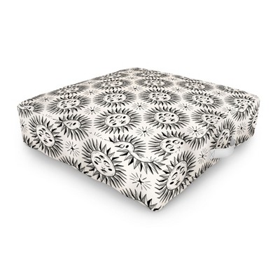 Avenie Vintage Sun Outdoor Floor Cushion - Deny Designs
