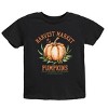 The Juniper Shop Harvest Market Pumpkins Local Organic Youth Short Sleeve Tee - S - Black - 2 of 4