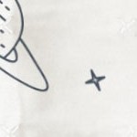 astronaut + navy stripes