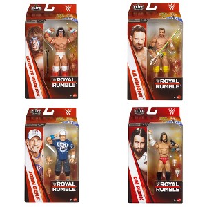 WWE Elite Royal Rumble 2026 Set of 4 Punk, Warrior, LA Knight & Cena Action Figures - 1 of 3