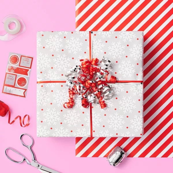 Jam Paper & Envelope 3ct Christmas Gift Wrap Rolls 'jolly Winter Set' :  Target